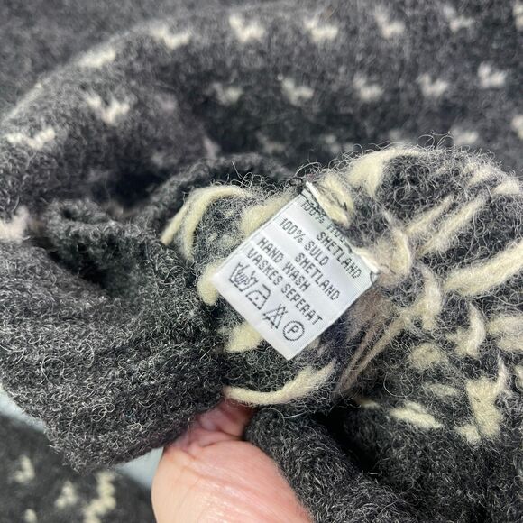 Vintage Nordic Regatta Mens Wool Sweater Large Fishermancore Cabincore Cozycore - Picture 6 of 13